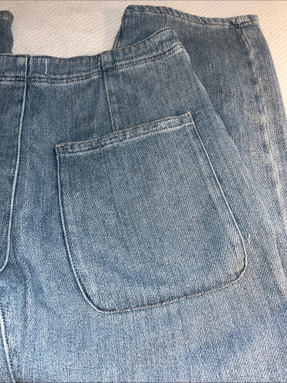 We The Free Vintage Light Blue Button-Fly Jeans - Picture 7 of 8